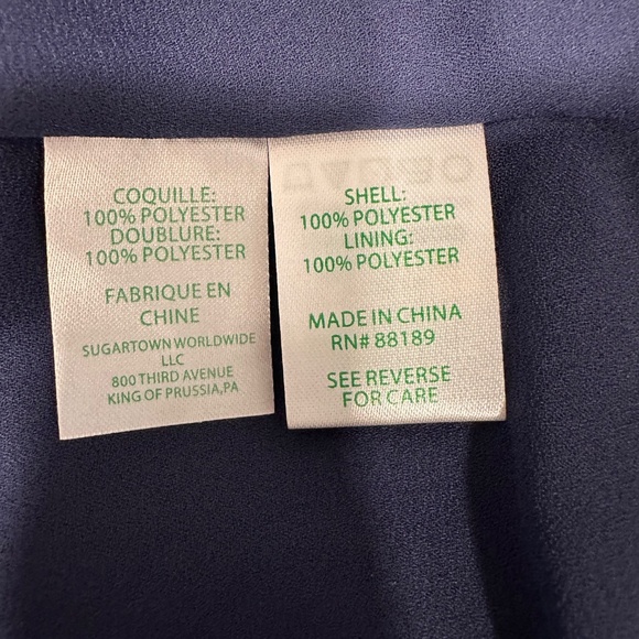 NWT Lilly Puliter Alisa Dress True Navy Size 14 - Picture 3 of 9